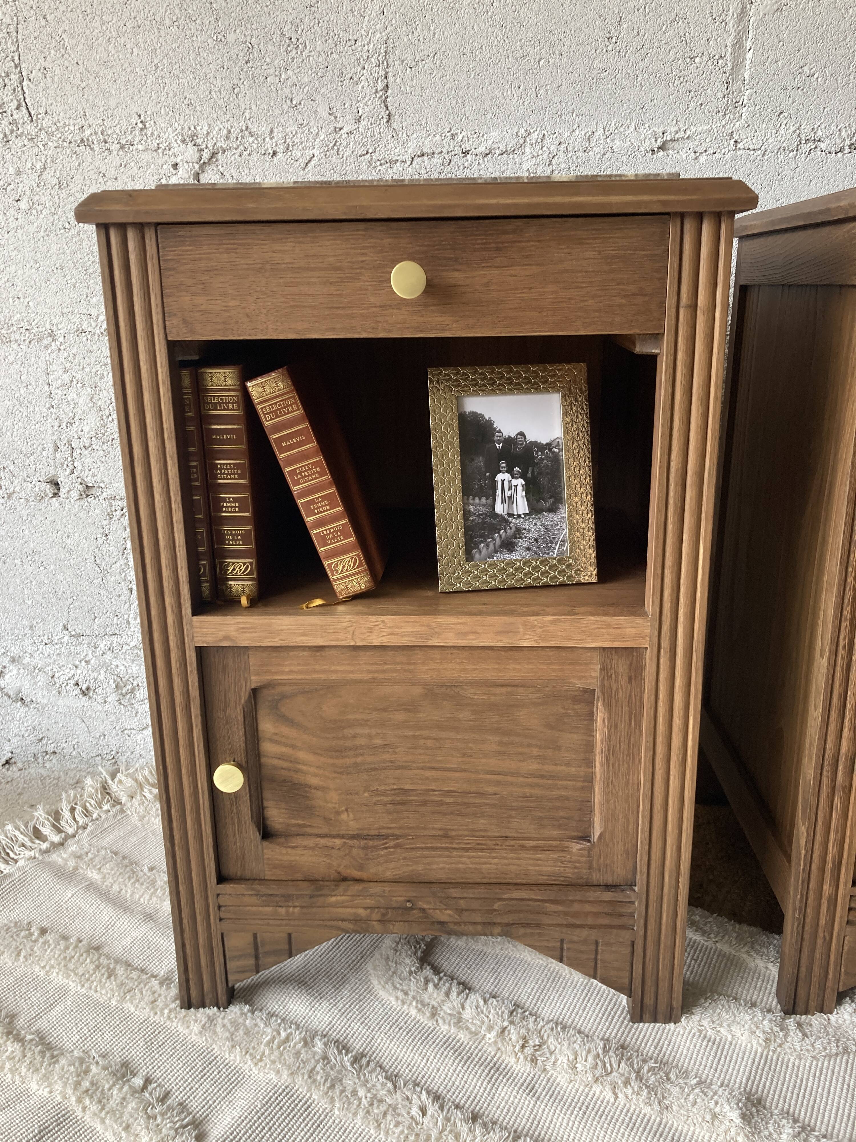 Paire de chevet style art déco