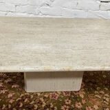 Travertine coffee table from the 70s