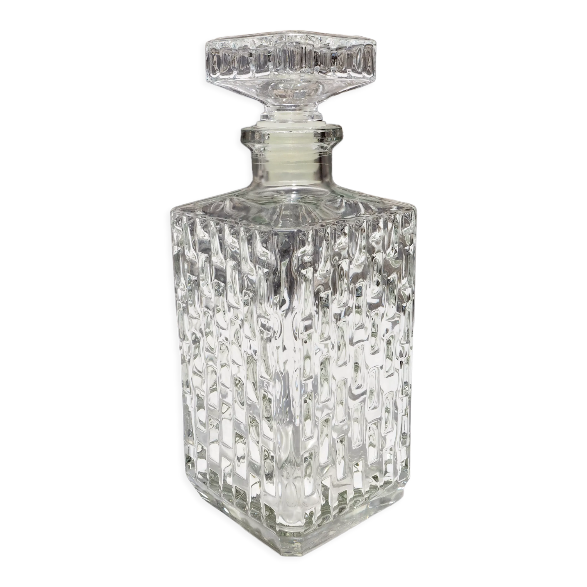 Glass whisky decanter