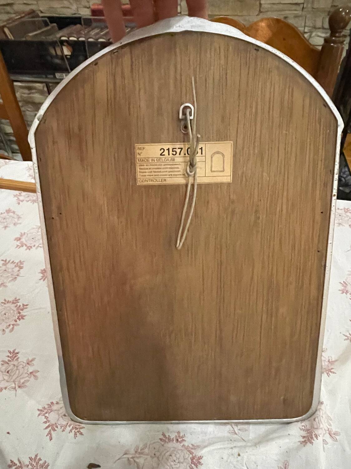 Vintage mirror by Deknudt in Art Nouveau style, 1970s.