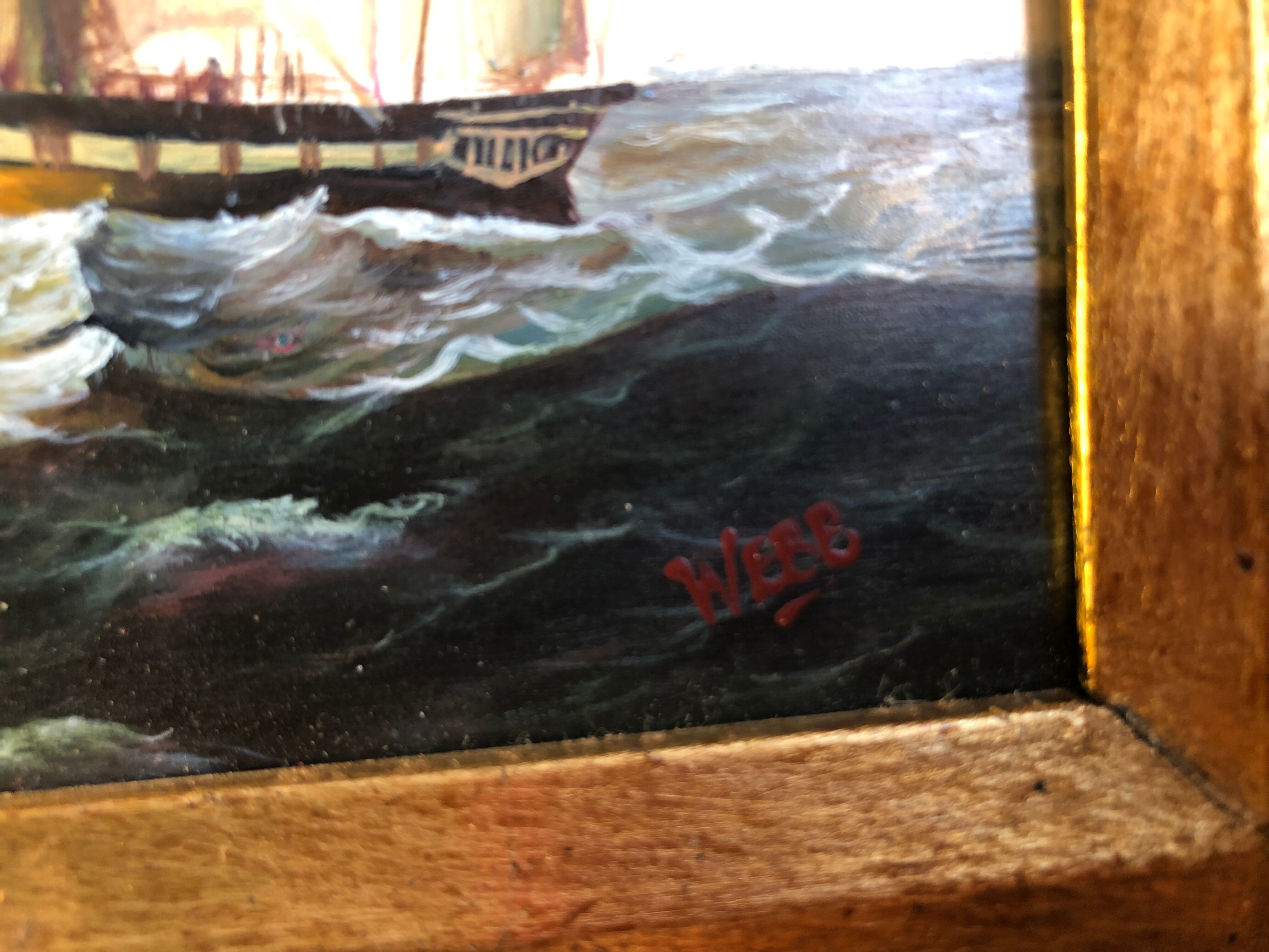 Peinture à l’huile de Webb