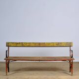 Riveted Iron Park Bench 1920's