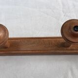 wooden coat rack