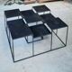 Metal design coffee table