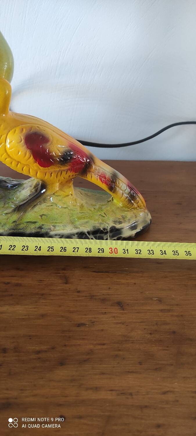 Lampe faisan Vintage