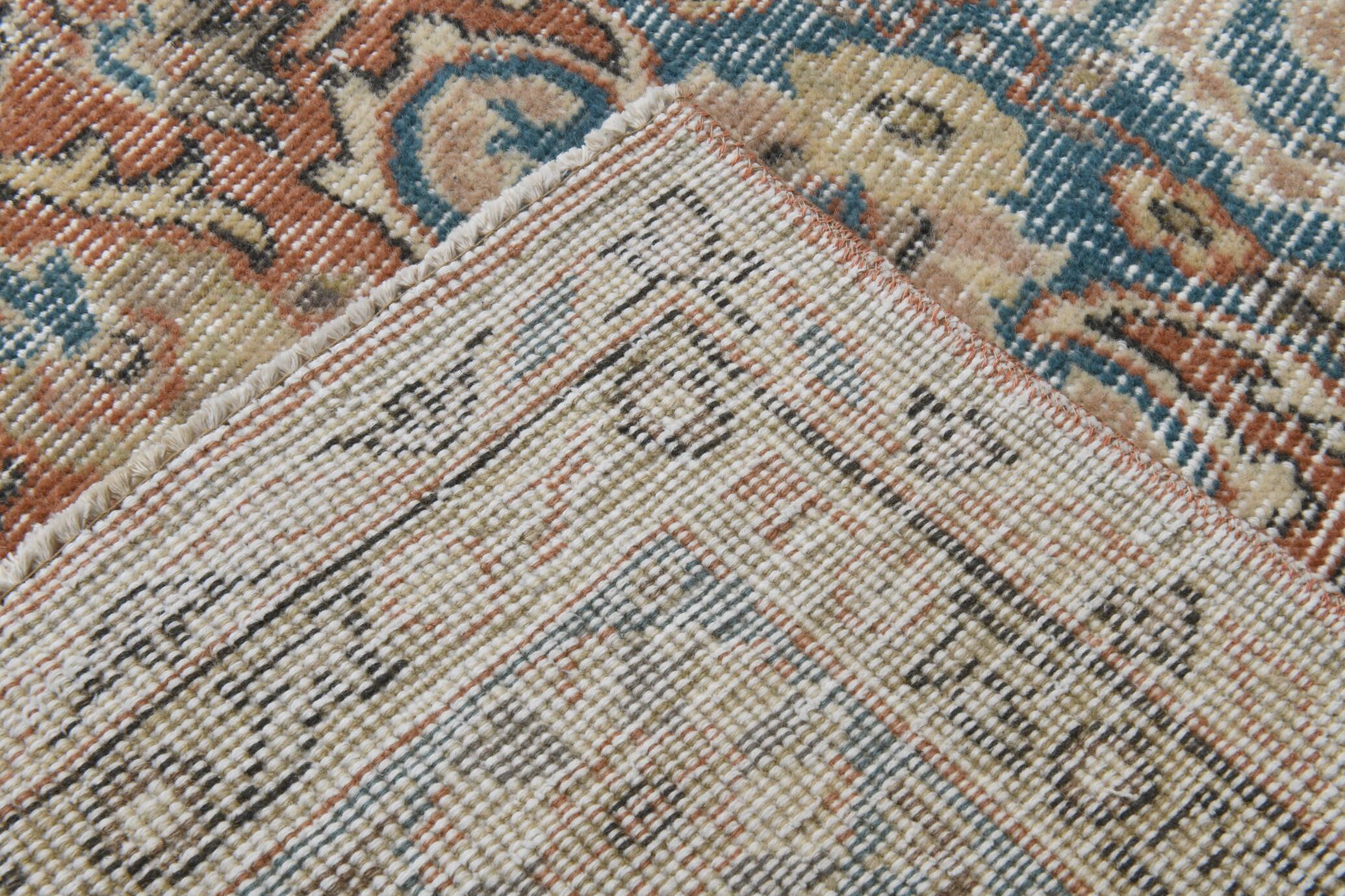 5x9 Blue Red Oriental Classic Vintage Rug, 168x268Cm