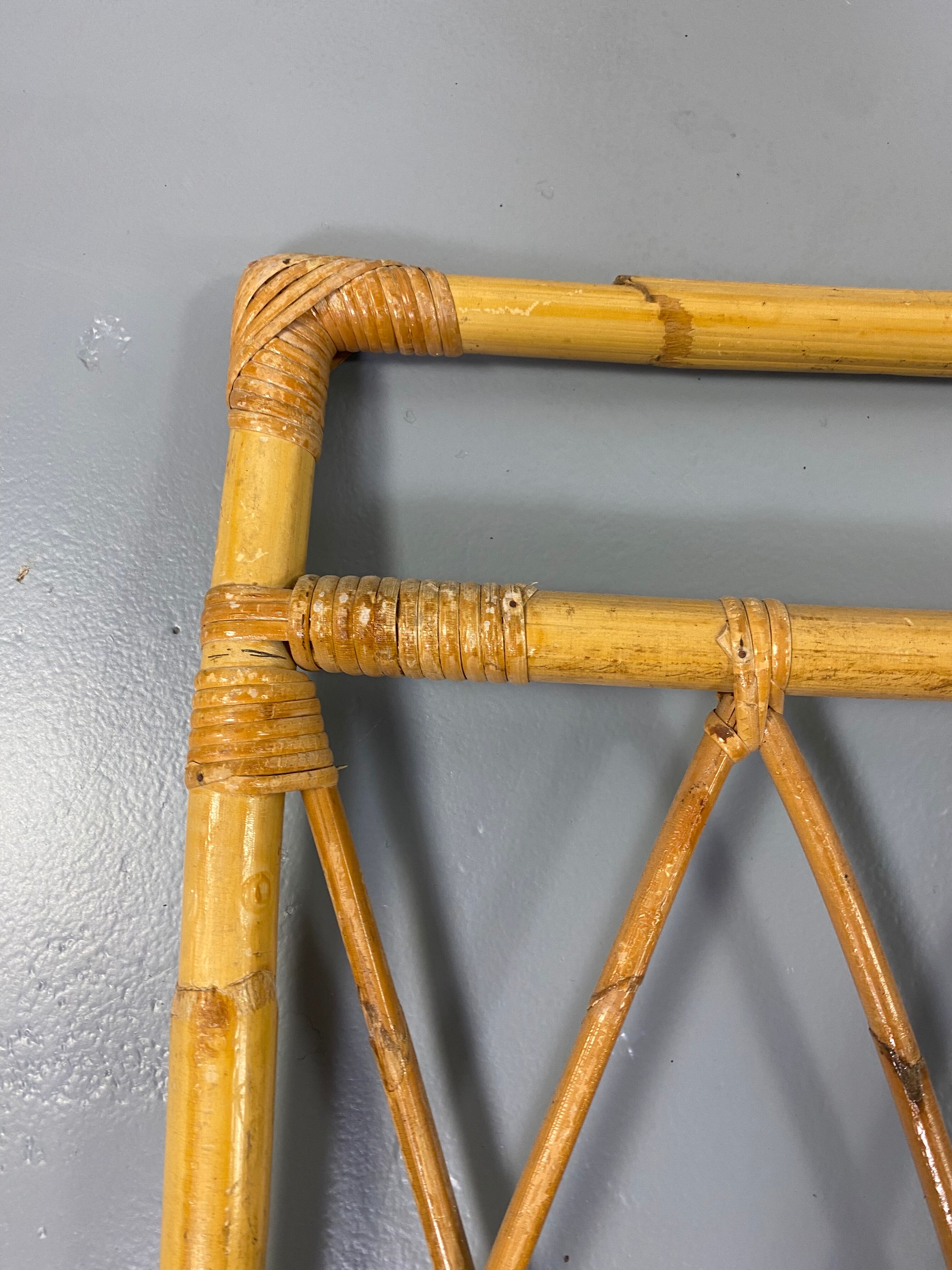 Bamboo headboard and legs