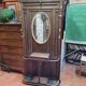 Old cloakroom or coat rack in oak