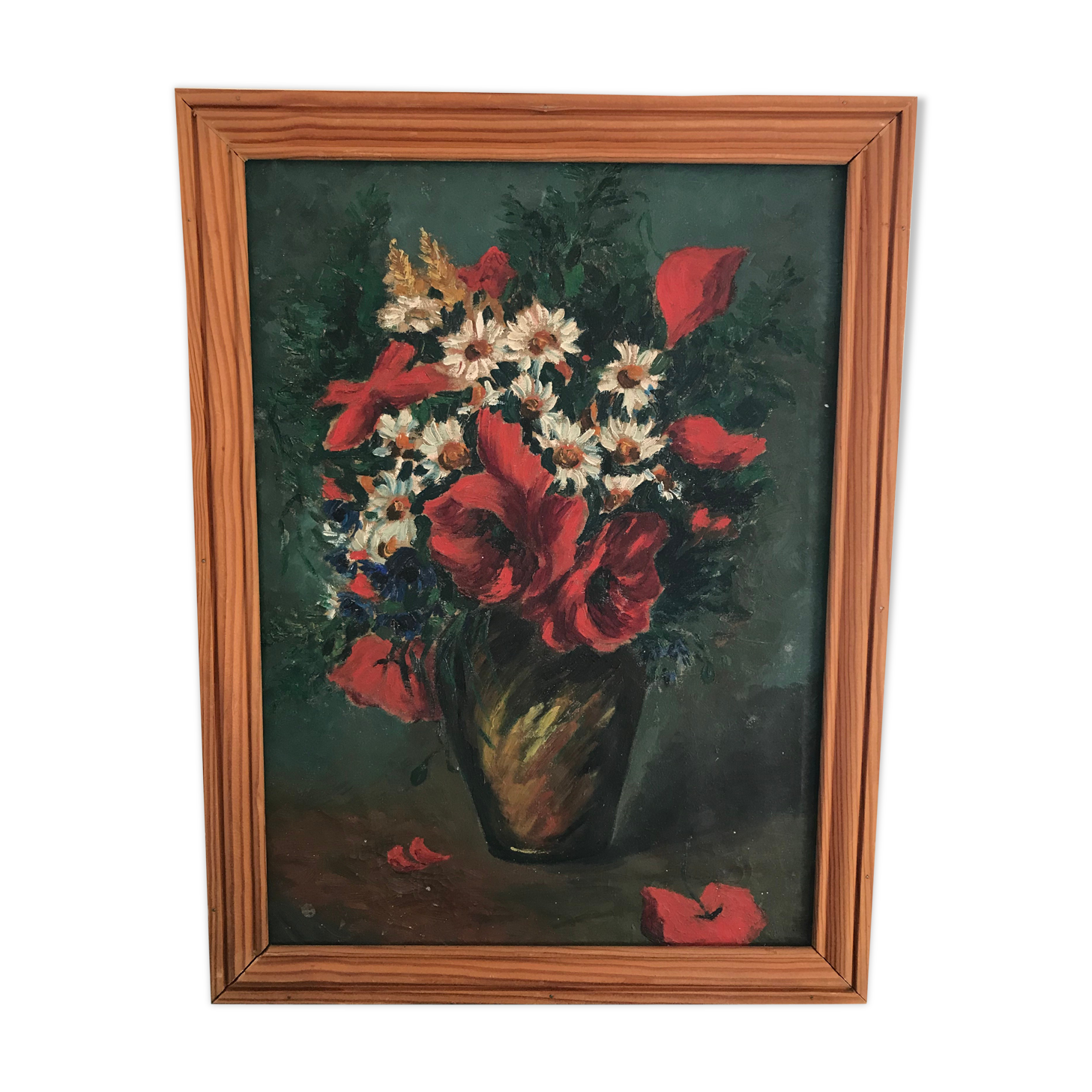 Old scale oil painting