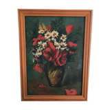 Old scale oil painting