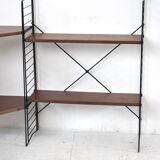 Tomado teak floor shelf with corner