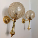 Pair of vintage gold sconces