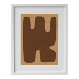 Handmade painting framed