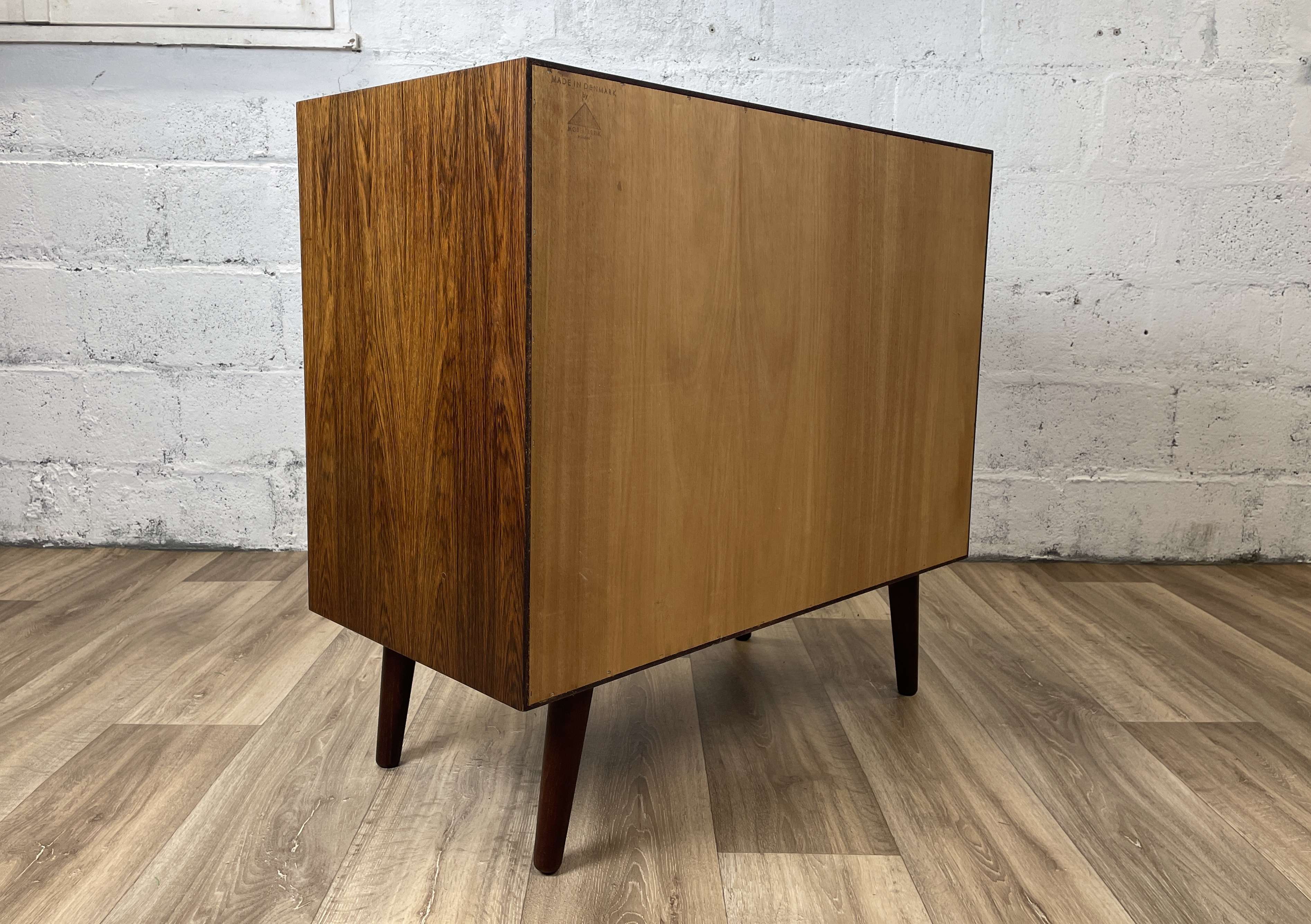 Vintage Scandinavian rosewood chest of drawers by Horsens Møbelfabrik, 60s