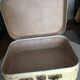 Authentic cardboard suitcase from the 60s