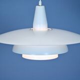Danish hanging lamp in white, 1970s