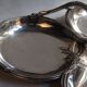 Serving dish in silver metal from the brand Gallia/Christofle