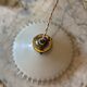 Vintage opaline hanging lamp