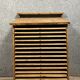 Trade furniture for printer with writing tray in inclined plane around 1900