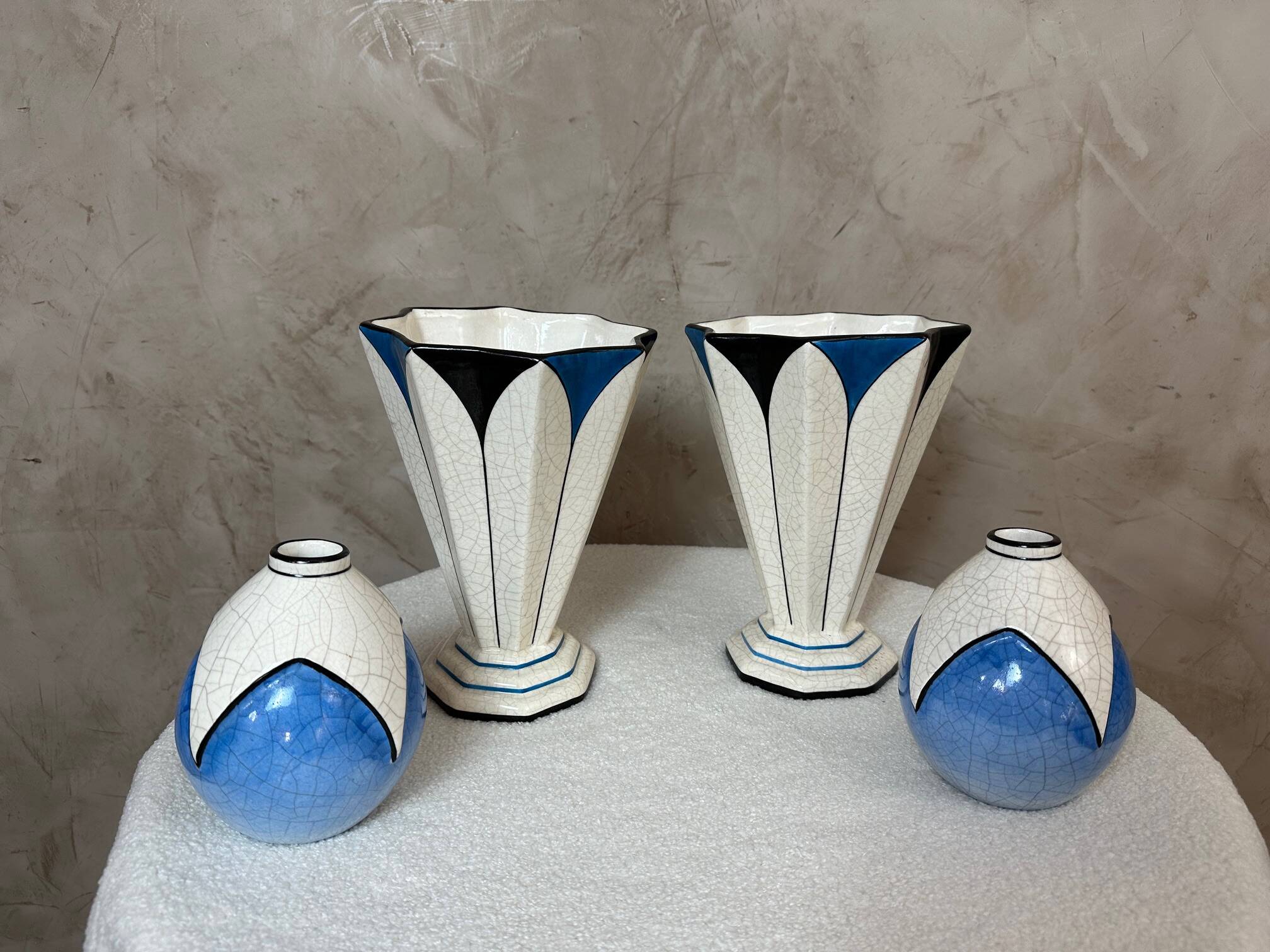 Pair of Longwy vases