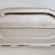 Silver-plated serving dish for foie gras.