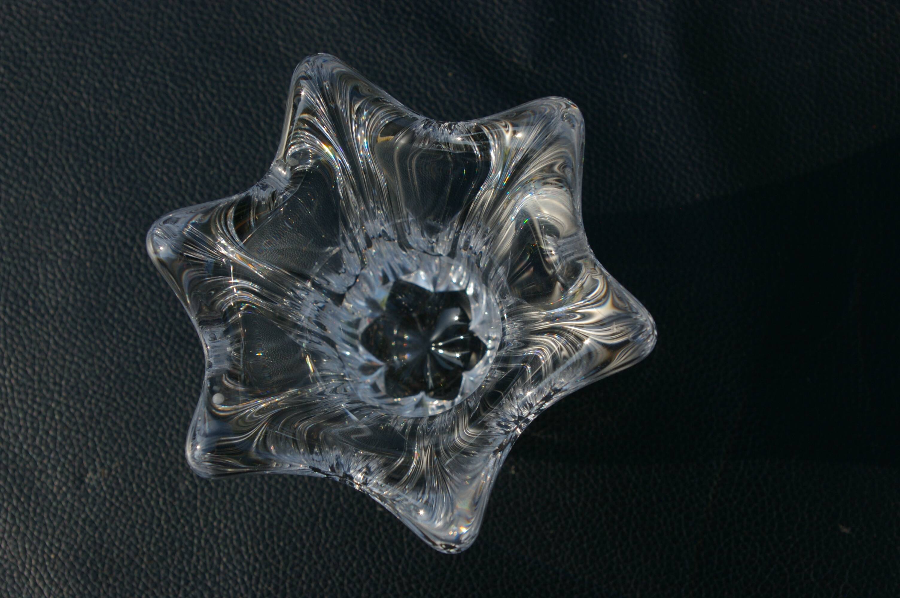 Petit Vase vintage en Cristal de Daum - H 8,5cm