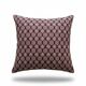Housse de coussin kachin bordeaux et beige (rida) 30x50 cm