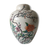 Covered pot in Paris porcelain