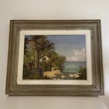 Painting on the azure side