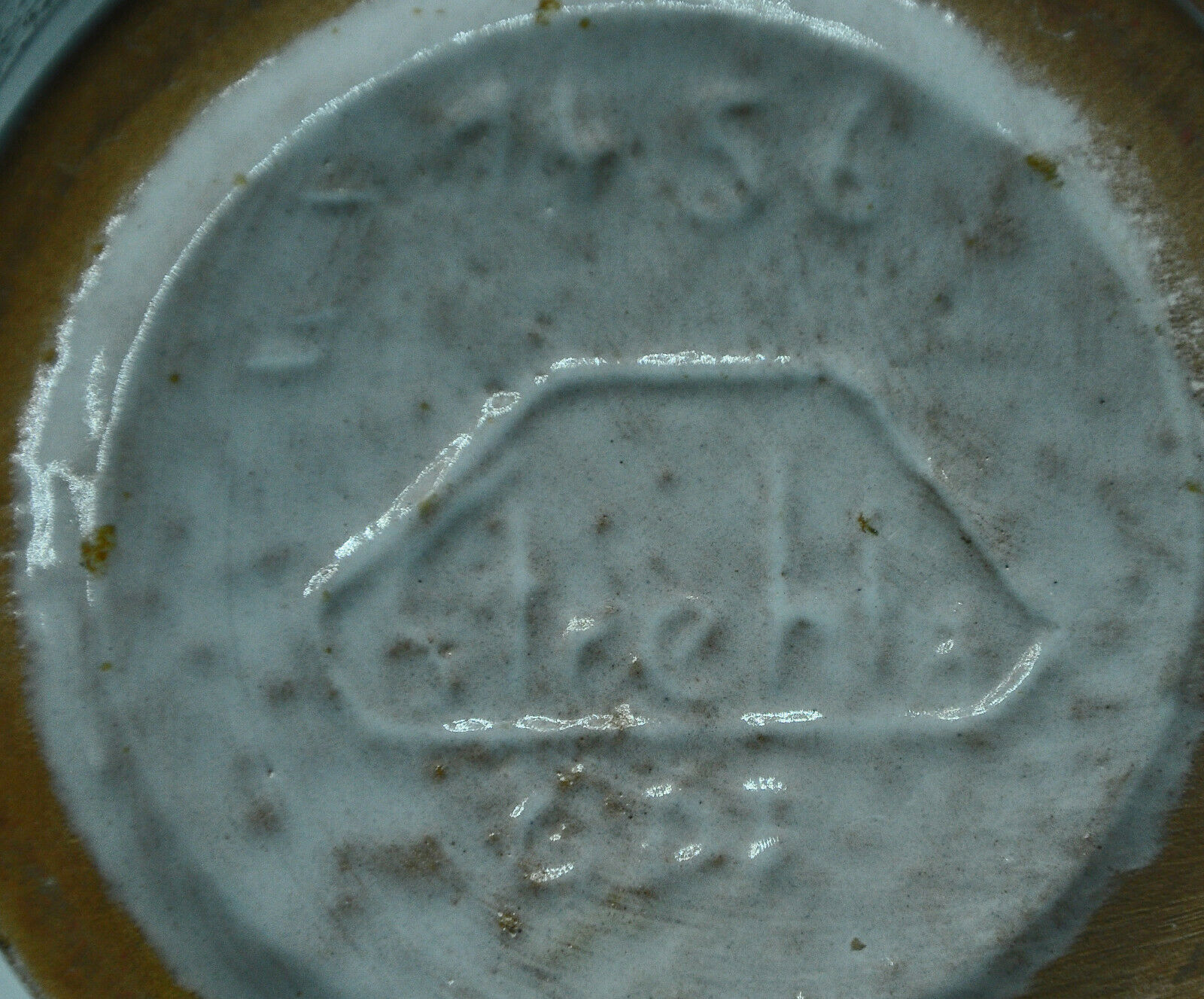 Contemporary design roll vase signed