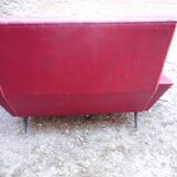 Sofa 2 place skai red