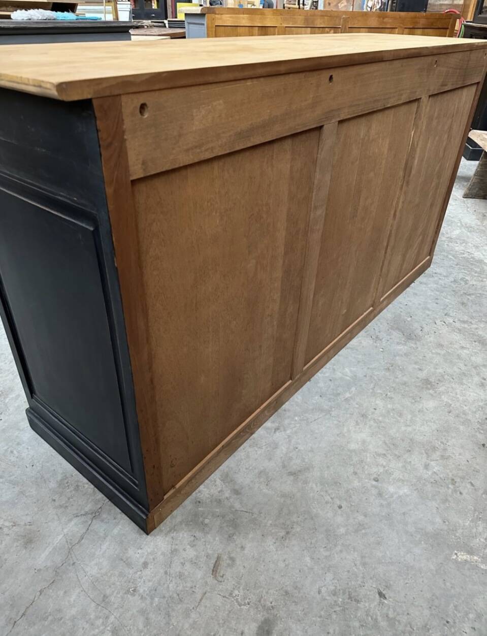 Patinated 3-door sideboard