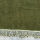 Tapis bérbere vert olive en laine taille 170cmx300cm