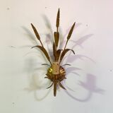 Golden vintage wall lamp