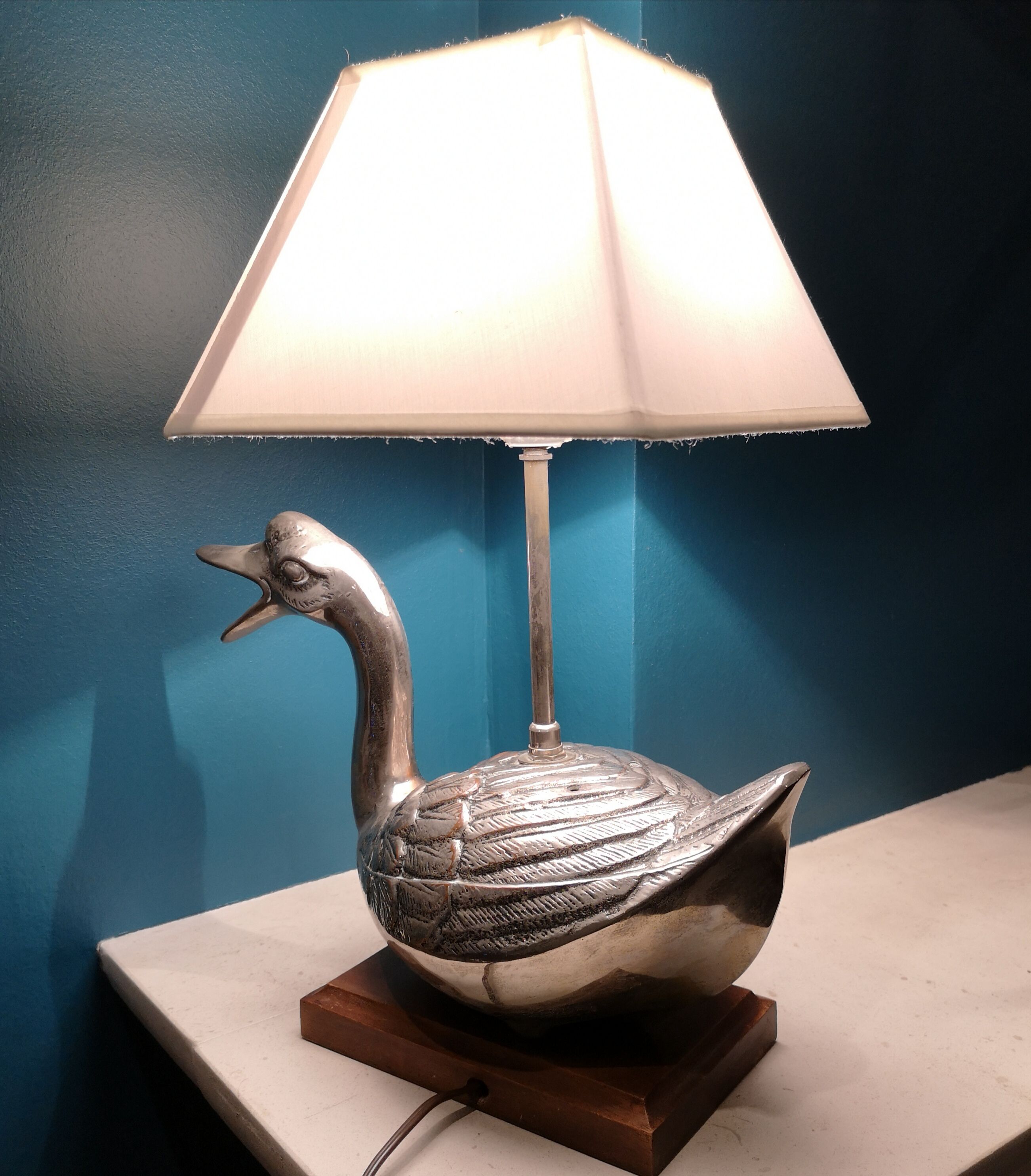70s duck lamp
