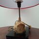 Hollywood Regency duck lamp in bronze