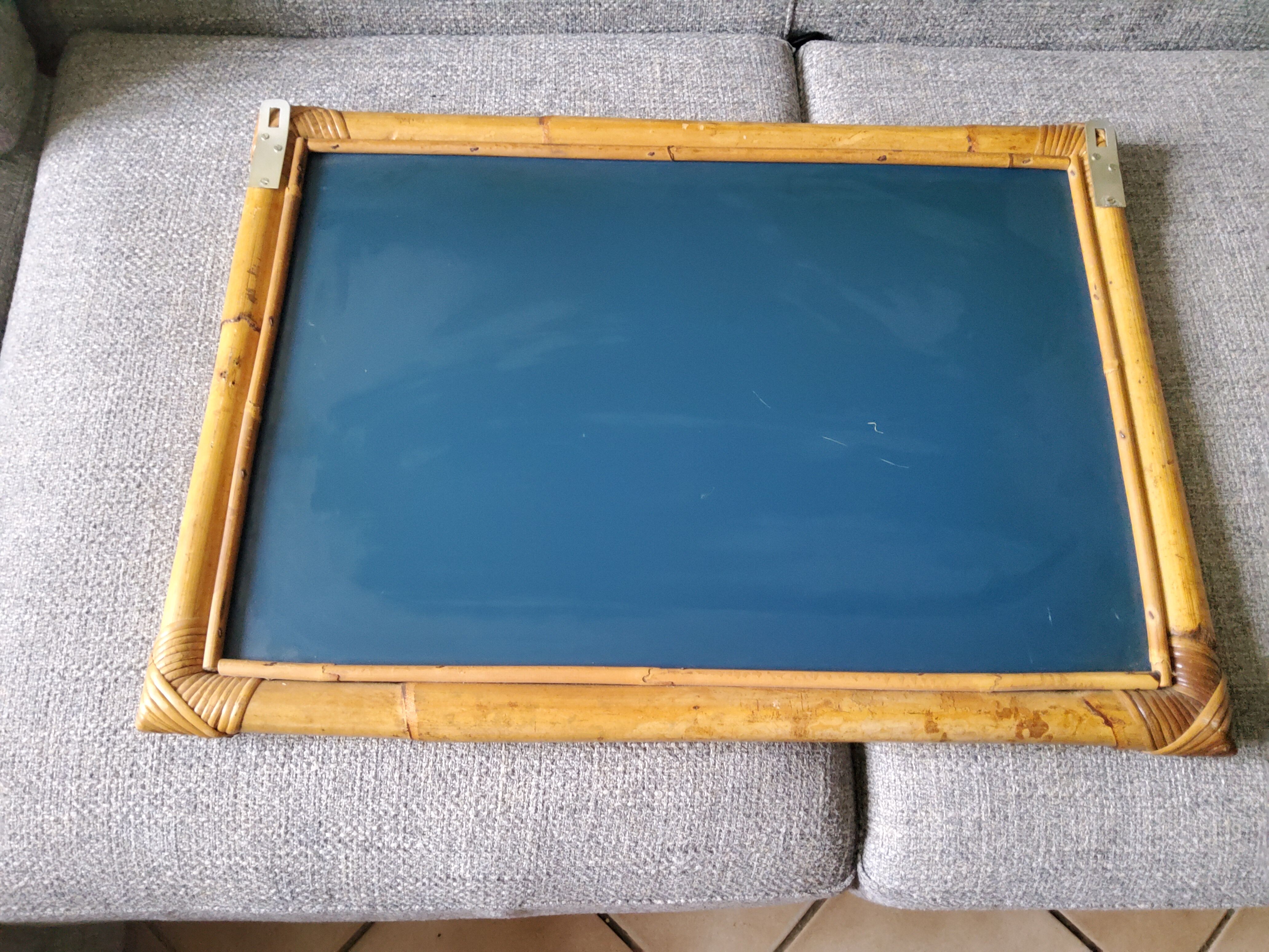 Bamboo mirror 49x68cm