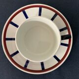 Pair of porcelain cups and cups Béarn HBCM Montereau