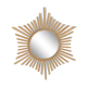 Vintage rattan sun mirror 47cm
