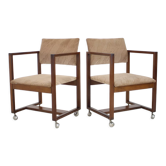 Paire de chaises ou fauteuils Tchécoslovaquie, années 1980