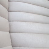 Sofa and 2 leather armchairs Ligne Roset Michel Ducaroy 1980