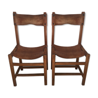 Pair of bistro chairs