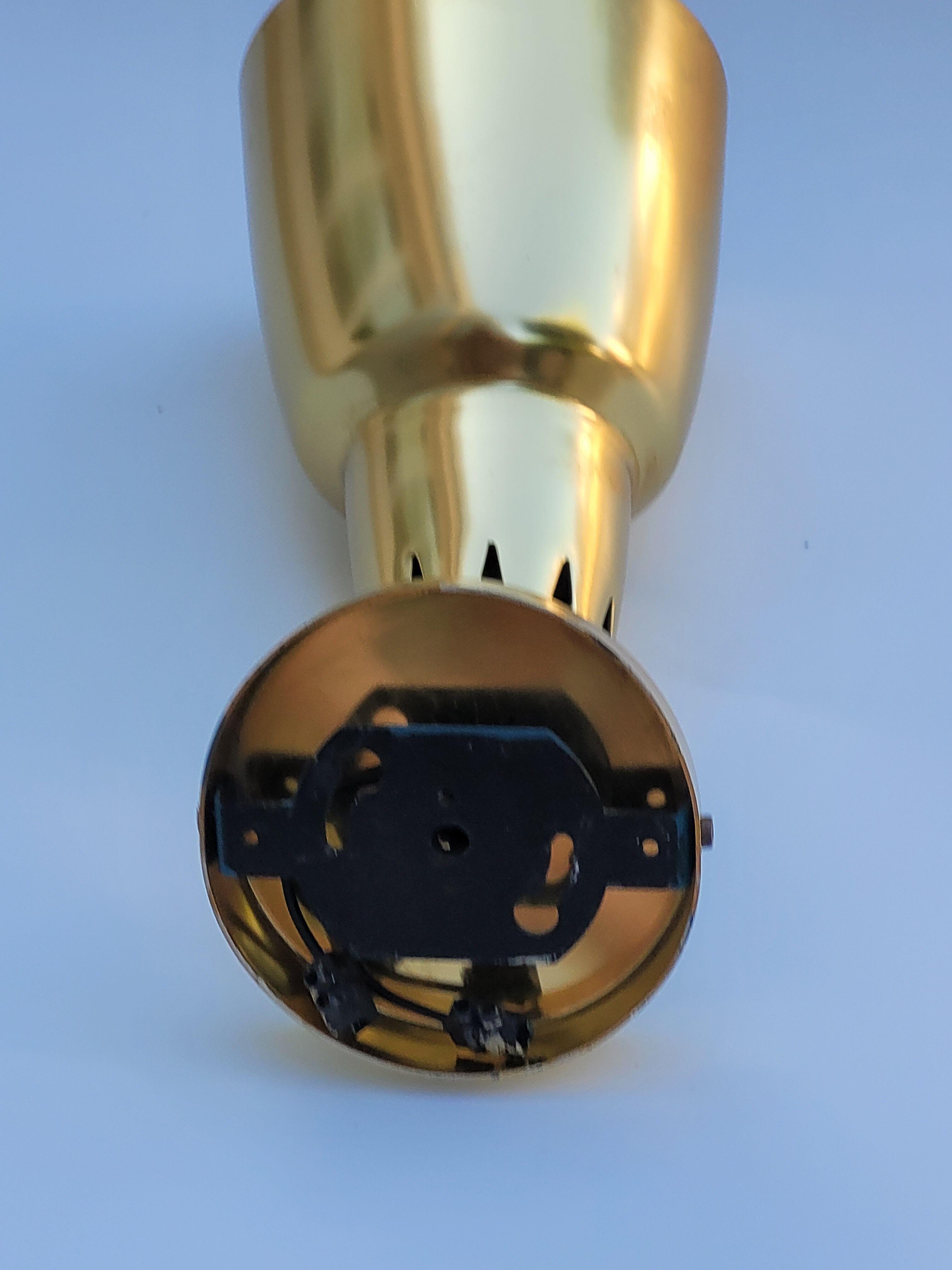 Wall lamp gilded aluminum from the 60s edited by Parscot