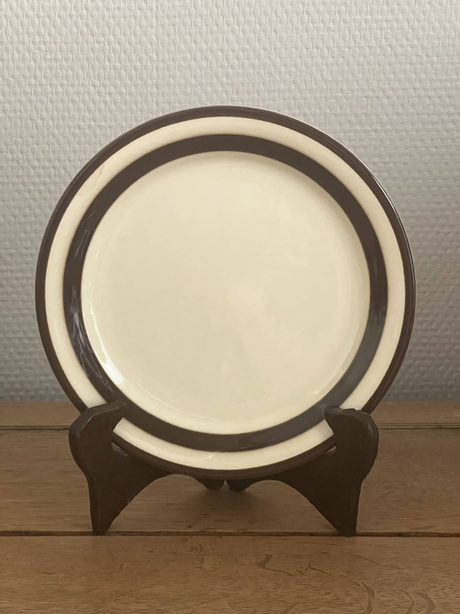 6 Italian dessert plates Pagmossin in ceramic