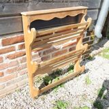 Ancien Vaisselier en Bois Clair