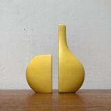 Set of 2 minimalist postmodern Italian vases by Bel Mondo, 1980s.