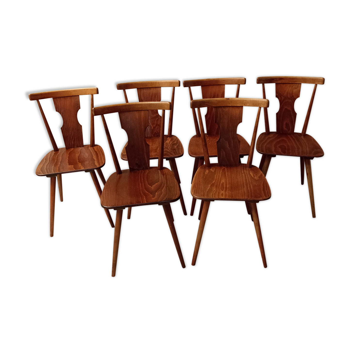 Set of 6 farm chairs