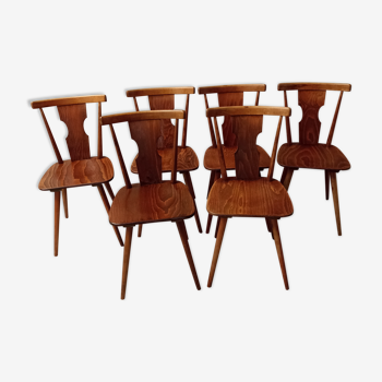 Lot de 6 chaises de ferme