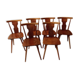 Set of 6 farm chairs