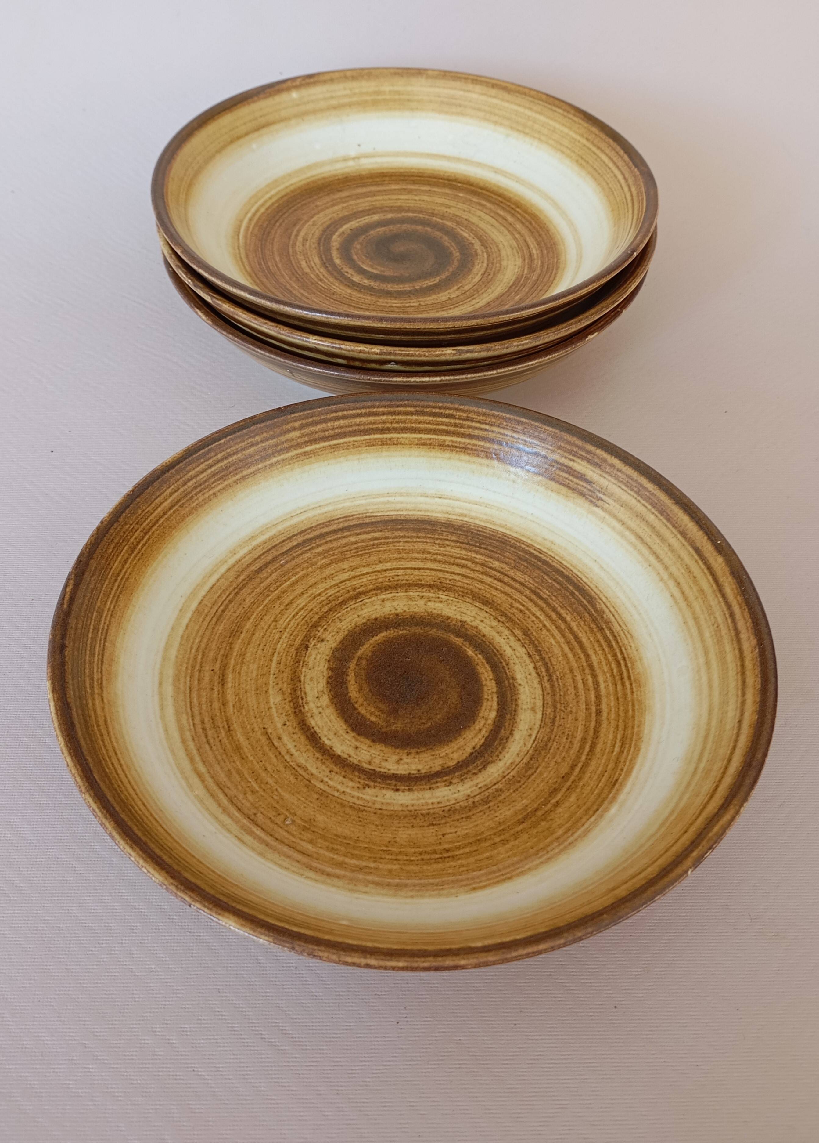 4 Longchamp calotte plates